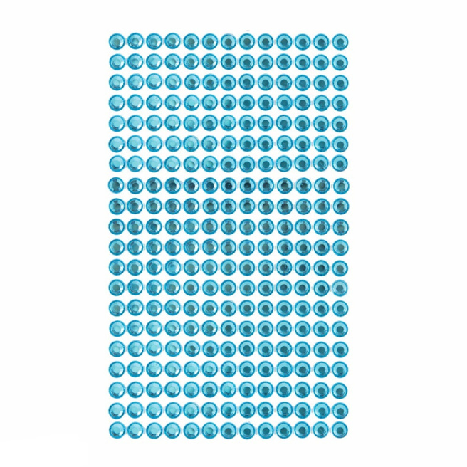 Cristale autoadezive 6mm 260 buc. blue