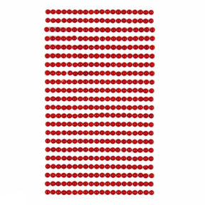 Perle autoadezive 4mm 440 buc. Red