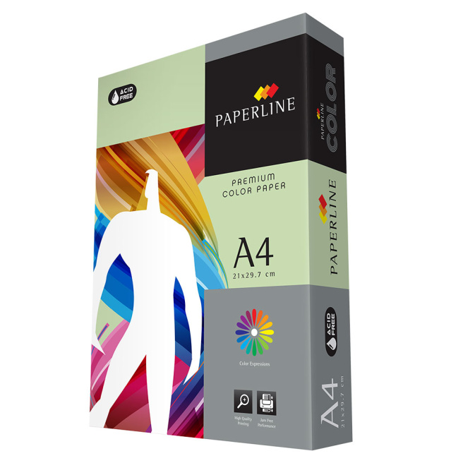 Hârtie colorată A4 Paperline 250 foi LAGOON 160gr, verde