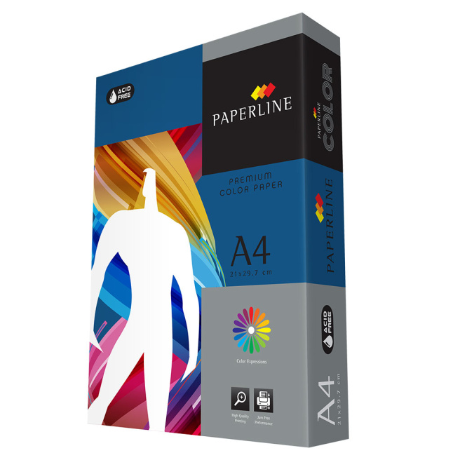 Hârtie colorată A4 Paperline nuanțe închise COBALT 80gr, albastra