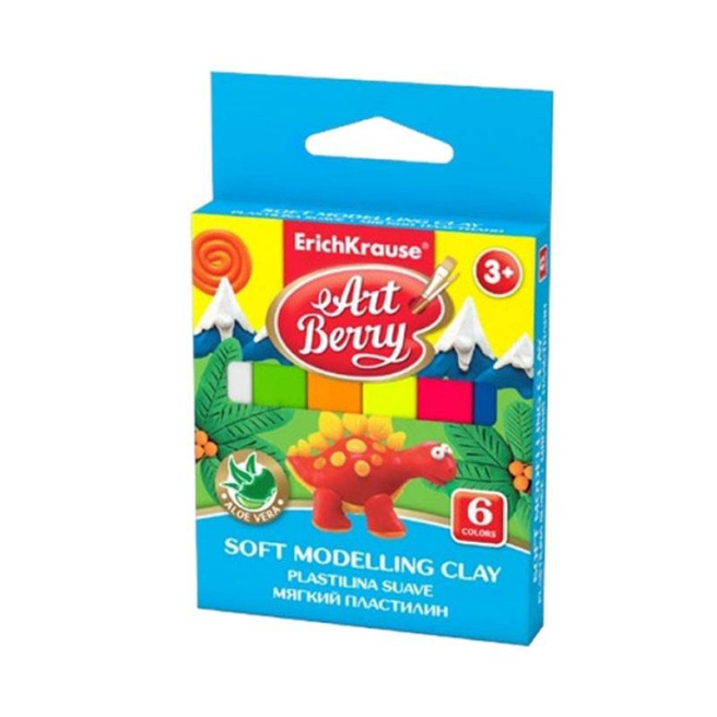 Plastilina EKRAUSE ArtBerry Aloe Vera 6 х 15 g