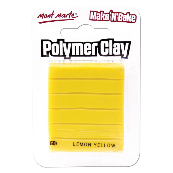 Полимерная глина для выпекания 60 гр Lemon Yellow