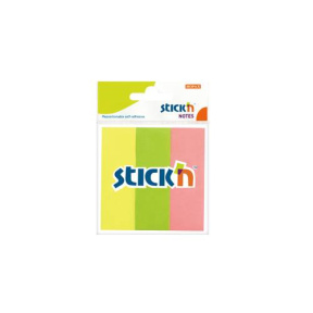 Блок для заметок 75x25/50л неон 3шт. STICK`N