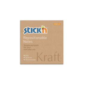 Блок для заметок Kraft 76x76/100л STICK`N