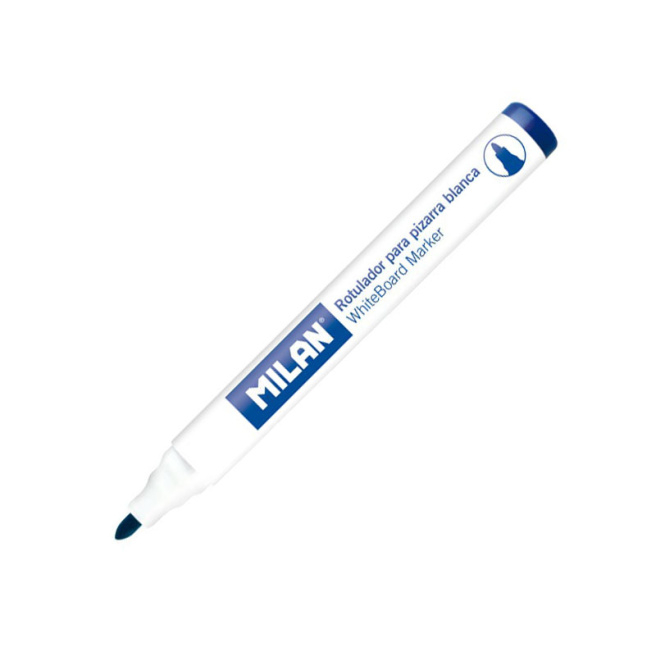 Marker MILAN pentru tablă BULLET, albastru, (per bucată)