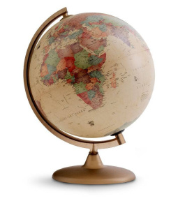 Glob cu harta politica a lumii, d=30cm, cu iluminare DISCOVERY RO