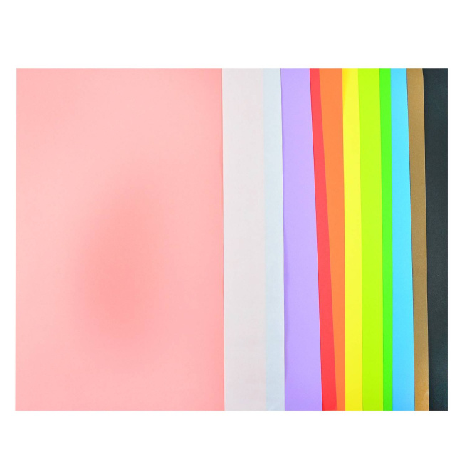 Set hârtie colorată (10 foi, 8 culori +2 NEON)