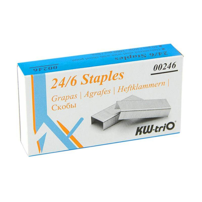 Скобы №24/6 KW-Trio (1000 шт)