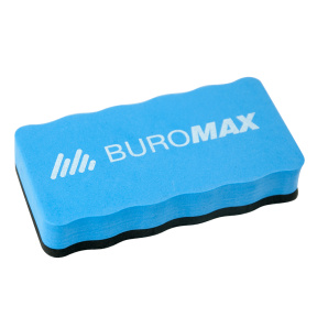 Губка для сухостираемых досок с магнитом,  ассорти BUROMAX