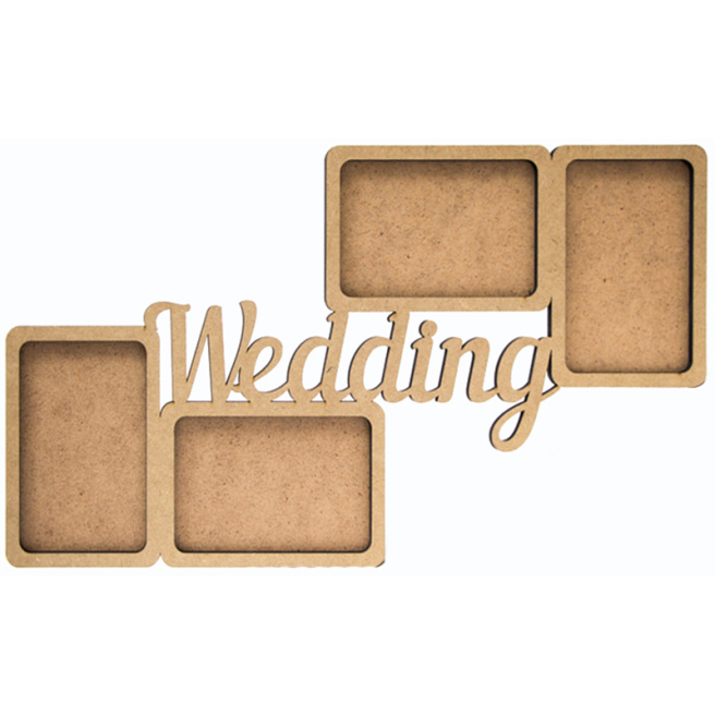 Заготовка рамка „Wedding“, МДФ, ROSA