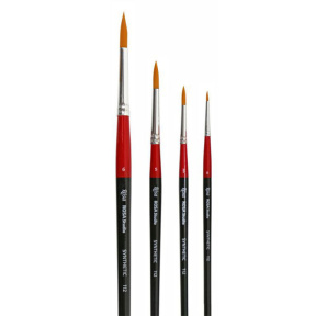 Синтетика круглая, 112, № 0, д.р. кисть ROSA Studio