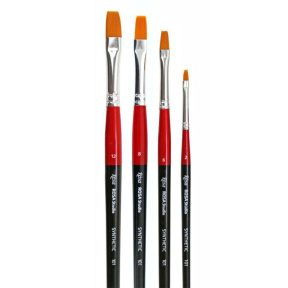 Синтетика плоская, 101, №12, к.р. пензель ROSA Studio