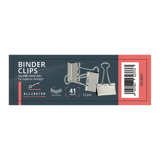 Clips Silver,  41 mm