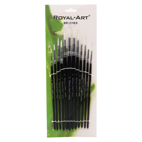 Set pensule 12 buc. Royal-Art, rotunde RA-2612