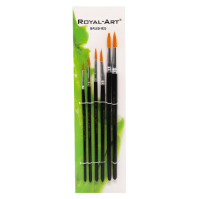 Set pensule 6 buc. Royal-Art, rotunde