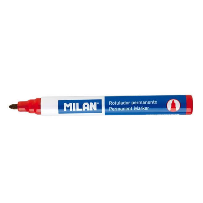 Marker permanent MILAN, roșu, (per bucată)