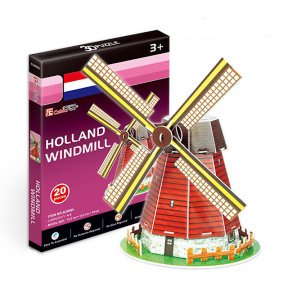 Голландская ветряная мельница, 3D пазл