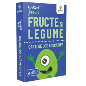 Cărți de joc educative — Fructe și legume — Gama