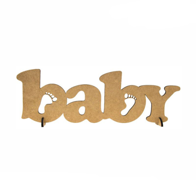 Заготовка надпись "BABY", МДФ
