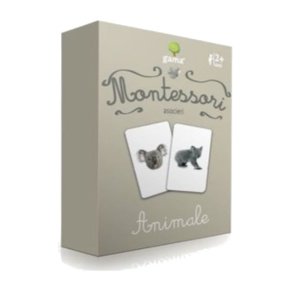 Cărți de joc Montessori — Animale  Asocieri — GAMA
