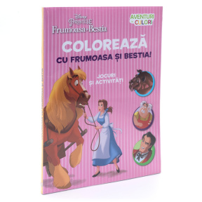 Frumoasă și Bestia. Colorează cu frumoasă și Bestia