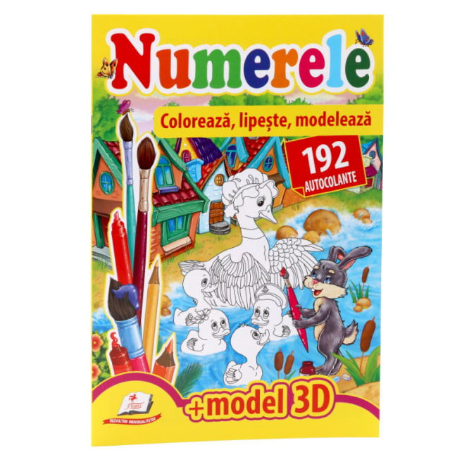 Colorează. Numerele