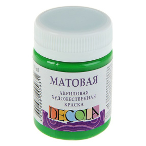 Acril verde deschis mat Decola 50ml