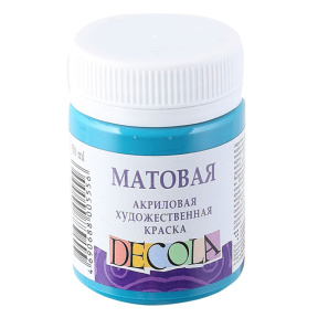 Acril turcoaz mat Decola 50ml