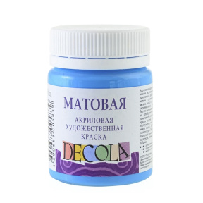 Acril albastru celest mat Decola 50 ml