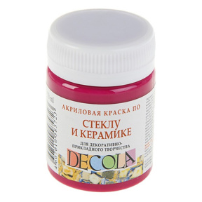 Acril pentru sticlă și ceramică Decola 50 ml, roz deschis