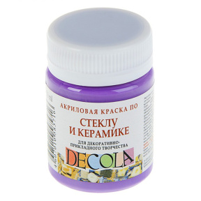 Acril pentru sticlă și ceramică Decola 50 ml, violet deschis