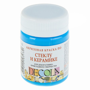 Acril pentru sticlă și ceramică Decola 50 ml, albastru-ceresc