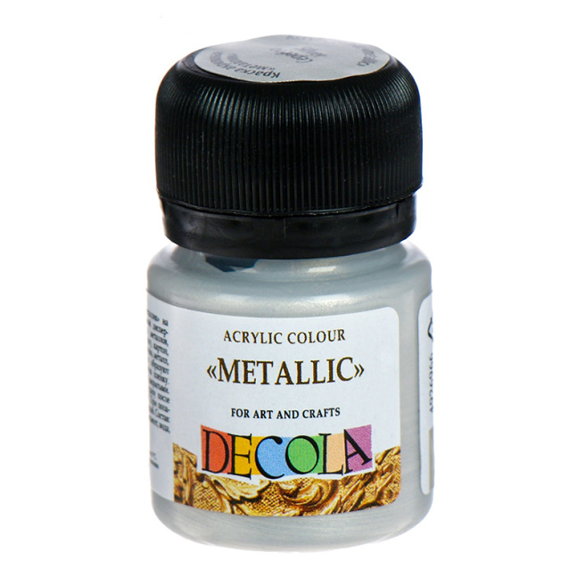 Argint acril metalic Decola 20 ml