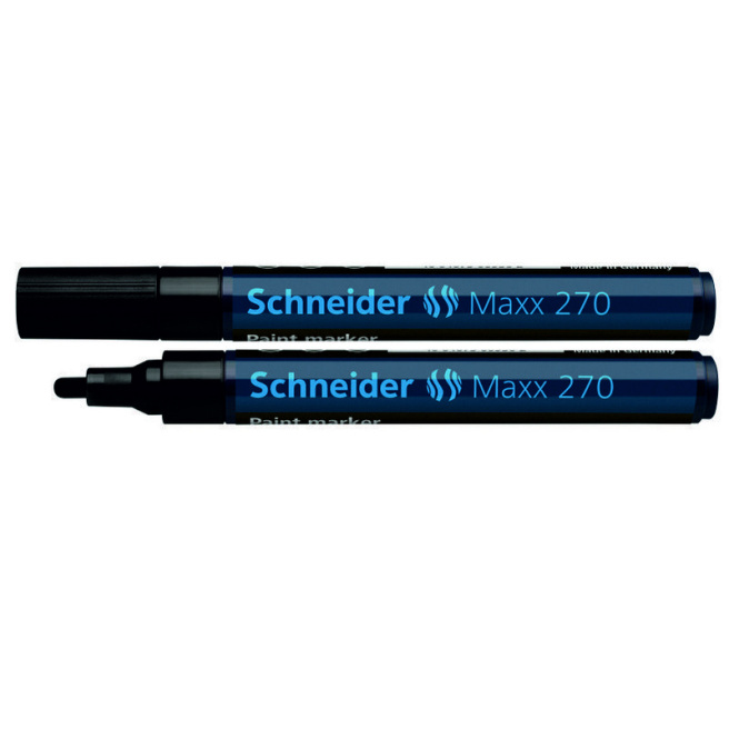 Marker SCHNEIDER 270 PAINT, negru, (per bucată)